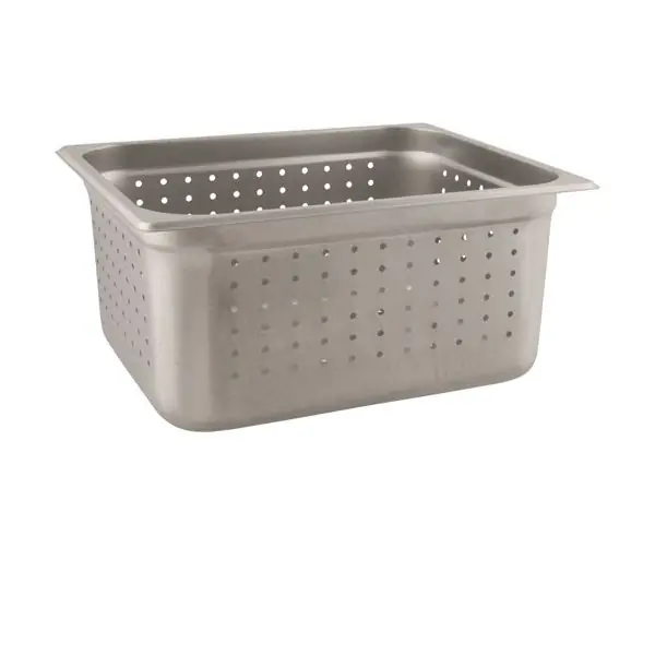 PAN,STEAM , HALF,6"D,PERF,SS