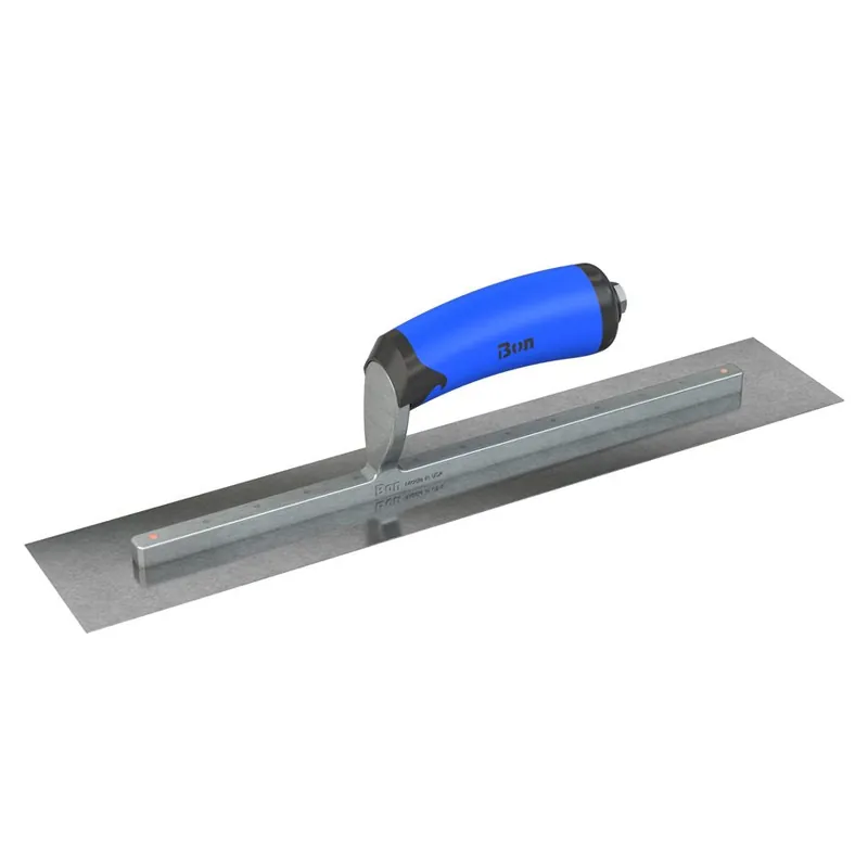 Bon Steel City 67-233 Carbon Steel Finishing Trowel Square End 16 x 3 Inch Comfort Wave Handle
