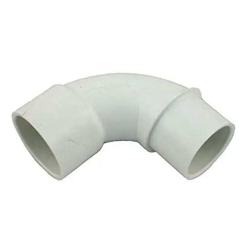 Waterway 411-9100B PVC 90 Degree Sweep Ell Fitting 1 Inch Spigot by 1 Inch Slip