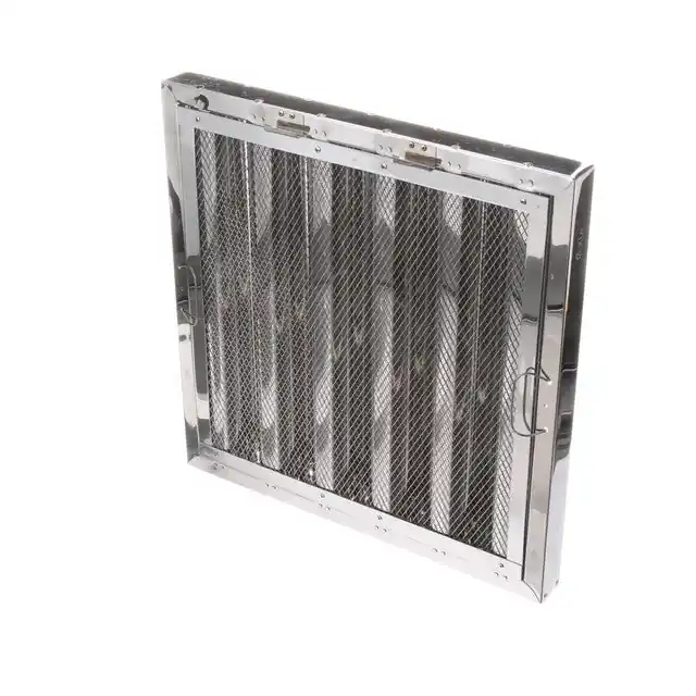 HOOD FILTER, TYPE6, S/S, 20X20 W/SPK ARST,BTM BRK