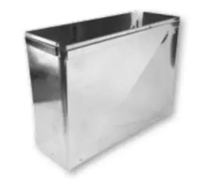 Gray Metal 24X12X60-125SD Trunk Duct Slide Lock