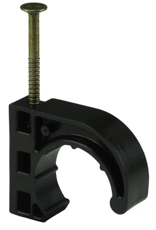 Sioux Chief 555-4BK TubeTalon 1 in Black Plastic Nail Barb Clamp