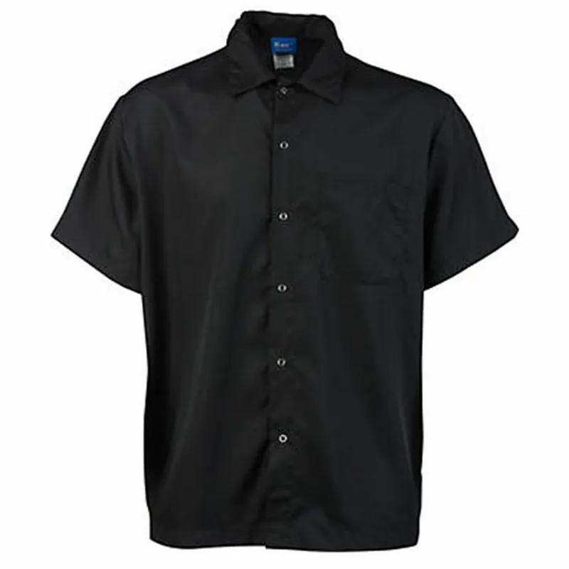 KNG 5XL Cook Shirt FrontSnap, Black