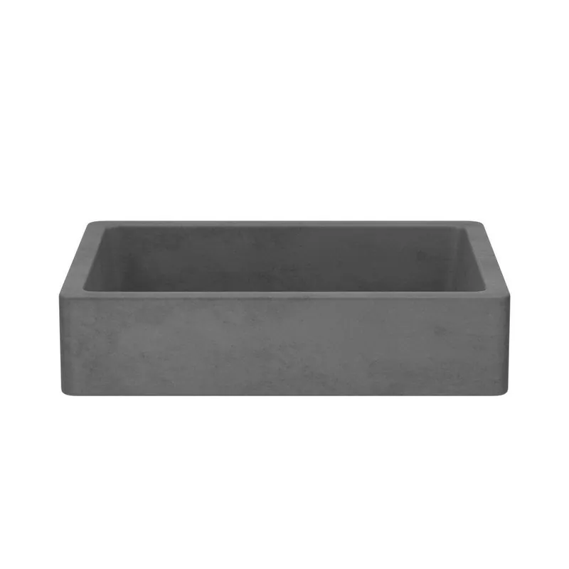 Native Trails NSL1915-S Nipomo 19-1/2 x 15 in. Rectangular Dual Mount Bathroom Sink in Slate