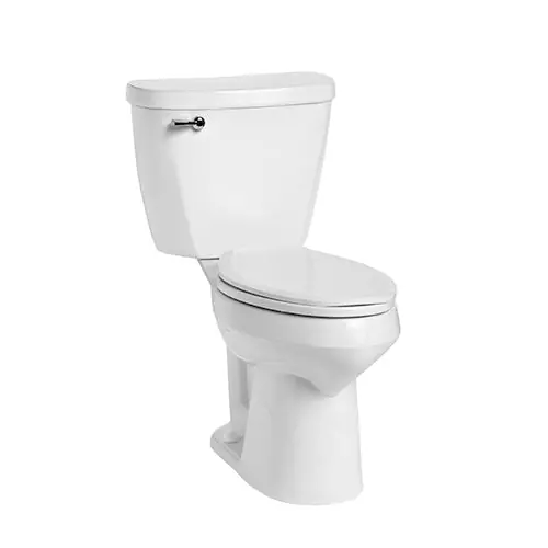 Mansfield 384WH Summit EL ADA Vitreous China Floor Mount Elongated Toilet Bowl 1.6 gpf