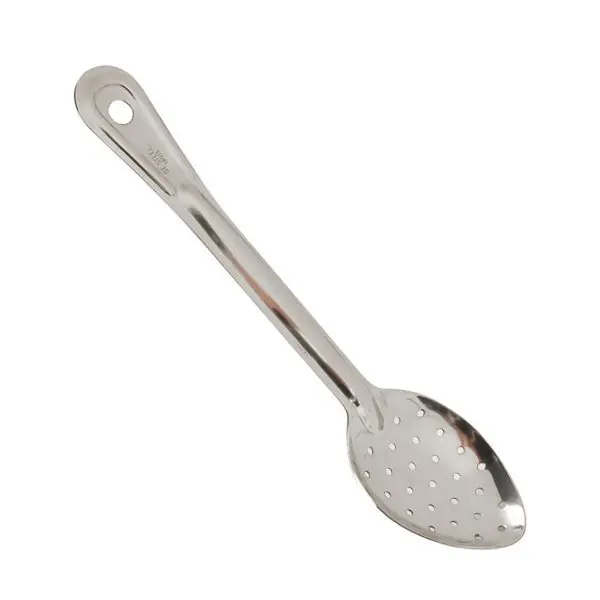 SPOON,PERFORATED , 11"L, S/S