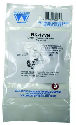 Woodford RK17VBFORMODEL17 Vacuum Breaker Repair Kit for Residential Wall Faucets Model 17
