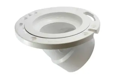 Canplas 213628W PVC 45 DEG CLOSET FLANGE
