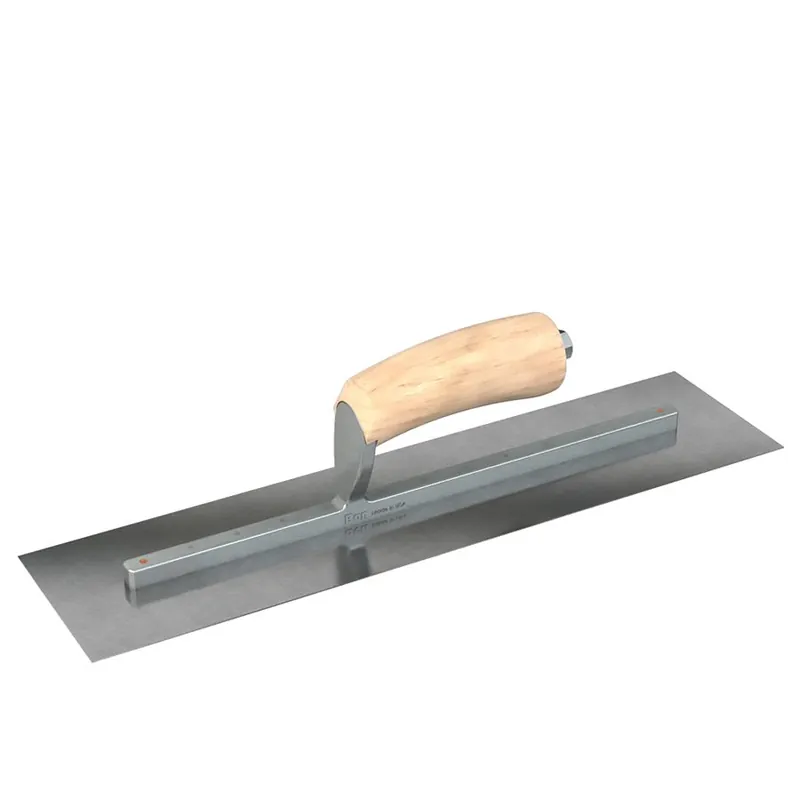 Bon Steel City Carbon Steel Finishing Trowel Square End 11 X 3 Camel Back Wood Handle