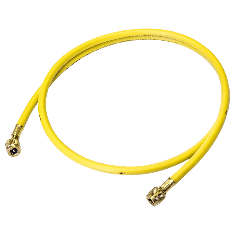 JB Industries CLE-A2L-60Y Charging Hose, 1/4 x 60 A2L Compatible
