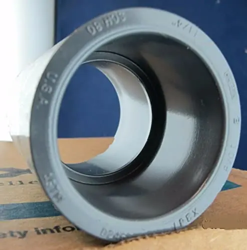 LASCO 829-012 PVC Schedule 80 Slip Coupling 1-1/4 Inch