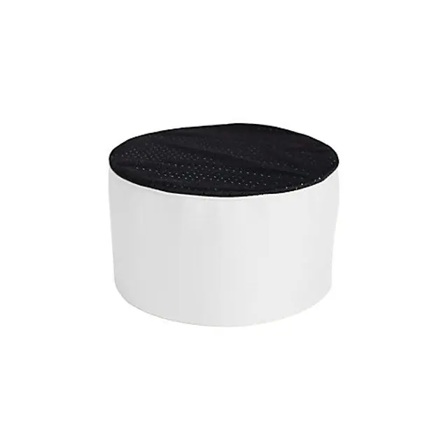 KNG Chef Hat Skull Cap Mesh, White