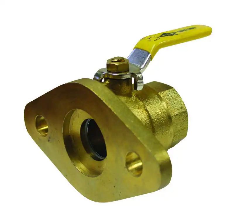 AY McDonald 4420-434 2029T 1 1/4 Full Port Ball Valve FNPT x Flange