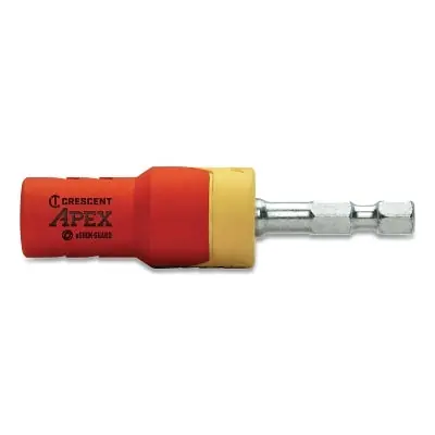 CRESCENT CAEBH2C eSHOK-GUARD Magnetic Isolated Bit Holder, 1/4 in x 3 in
