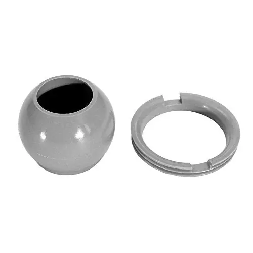 Balboa Water Group 10-3808GRY Standard Eyeball & Retaining Ring Gray