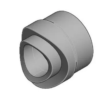 Nupi 27NGS63110 NIRON Weld Saddle SF Outlet (2 X 3-1/2 In)