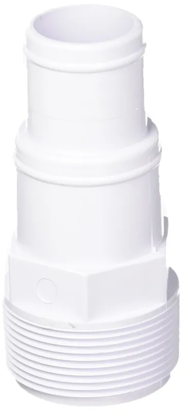 JED Pool Tools 80-216-B Threaded/Slip Fitting Hose Adapter 1.5 Inch