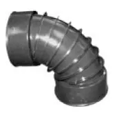Advanced Drainage Systems 0490AA 4 x 4, Snap x Snap, HDPE, 90D, Single Wall, Elbow