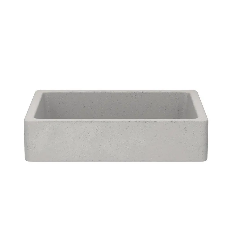 Native Trails NSL1915-A Nipomo 19-1/2 x 15 in. Rectangular Dual Mount Bathroom Sink in Ash
