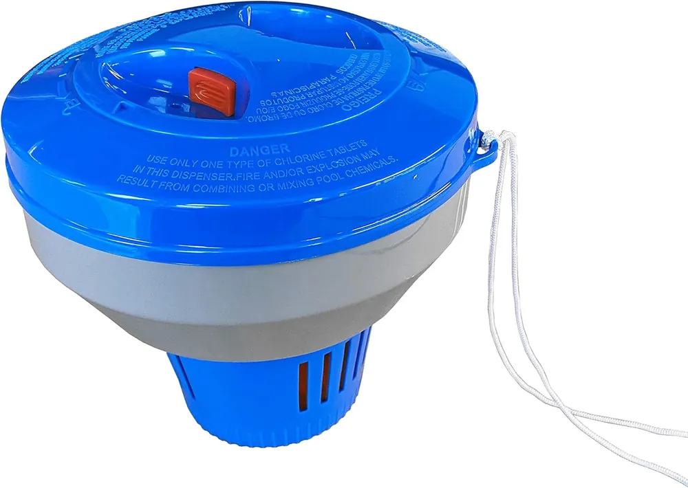 JED Pool Tools 10-445 Pro Floating Chlorinator for Swimming Pools - 16 Ounces