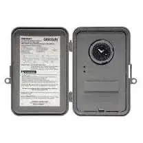 Grasslin GM40AV Multi-Voltage On/Off Timer 40 Amps 24-Hour Mechanical Clock
