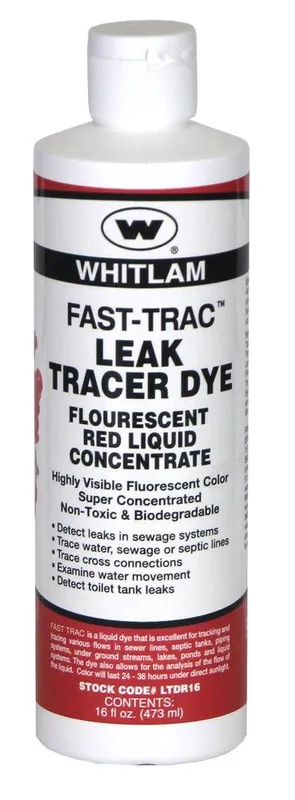Whitlam LTDR16 Fast-Trac 1 pt. Tracing and Pipe Systems Leak Detector in Red
