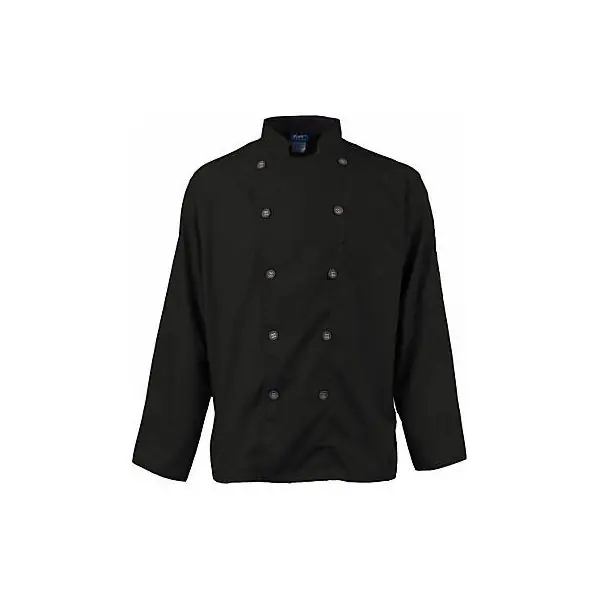 KNG Active Chef Coat Lg Mens Black/Slate LS