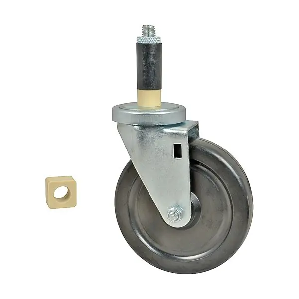 CASTER 5 " BLACK WHEEL "NO" BRAKE L (NEW STYLE)