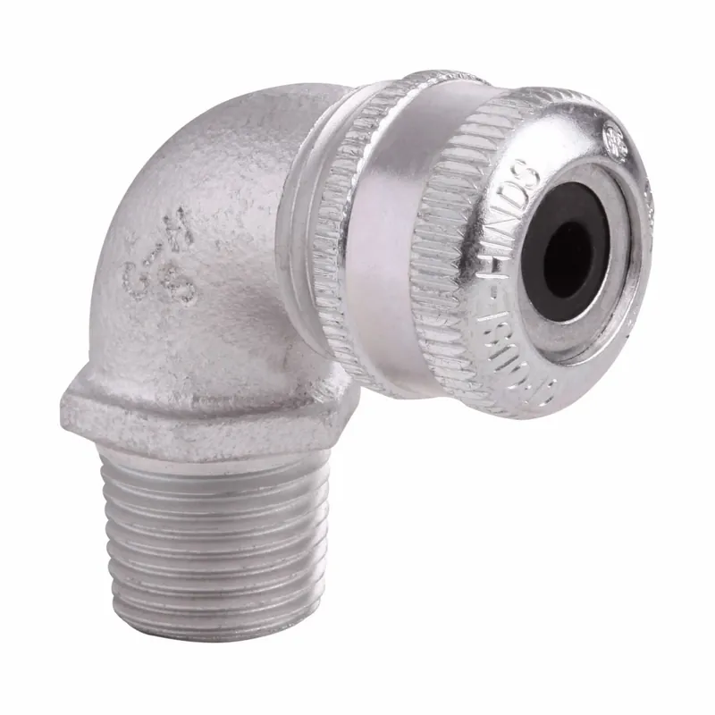 Crouse-Hinds CGE192 Flexible Cable Gland 90 Deg 1/2 In NPT