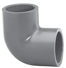 LASCO 806-015 1-1/2 Inch Schedule 80 PVC 90 Degree Elbow