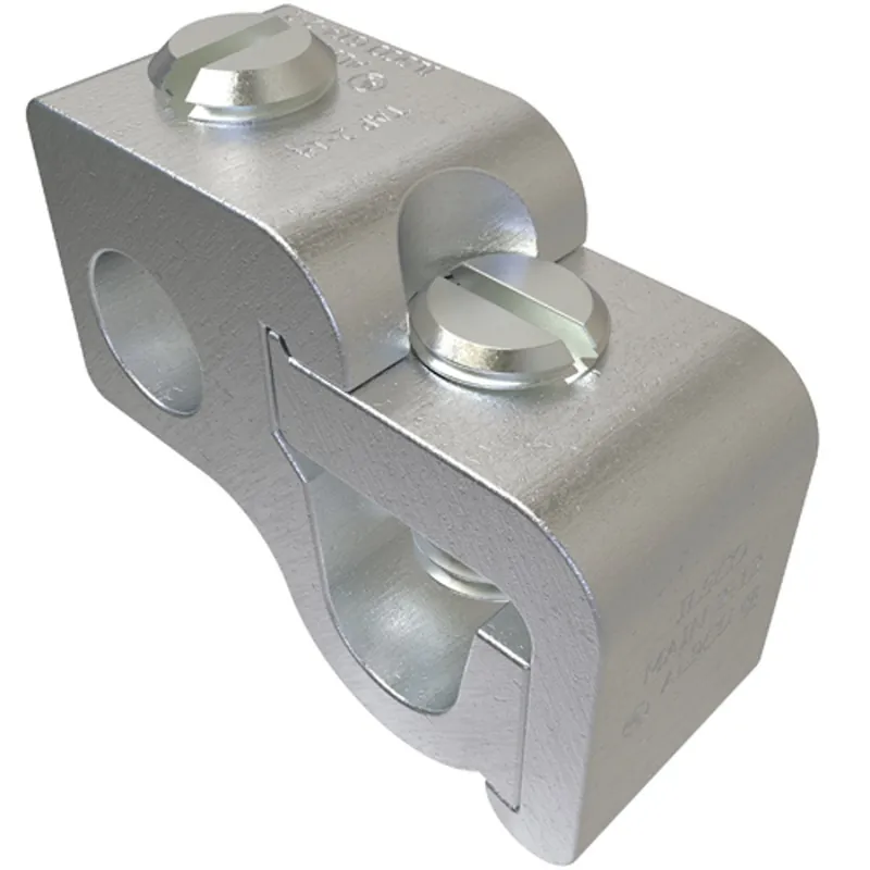 ILSCO GTA-2-2 Aluminum Parallel Tap Connector Dual Rated Main Conductor Range 2-12 Tap Range 2-12 AL, 2-14 CU