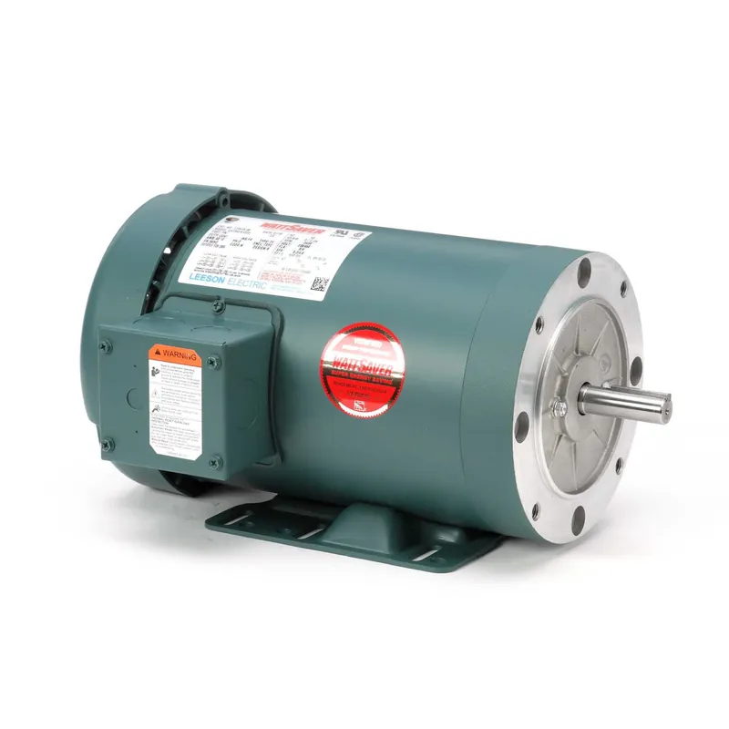 Leeson 119418.00 General Purpose 3 Phase Motor, 3 HP, 3600 RPM, 56HC Frame, TEFC, 230/460V