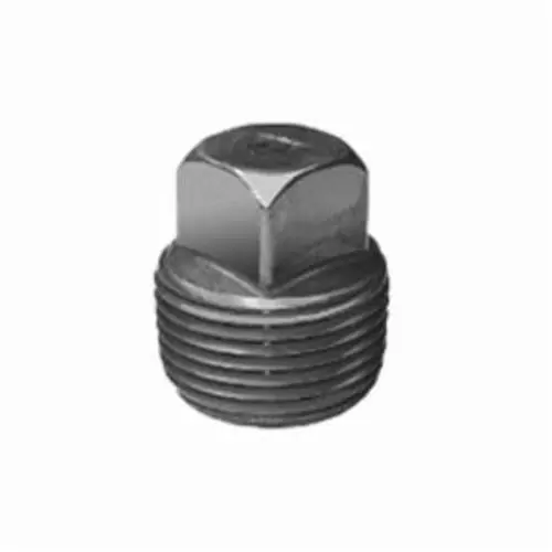 Billco EG.025 Square Head Plug, Steel, 1/4 in, FNPT, Galvanized