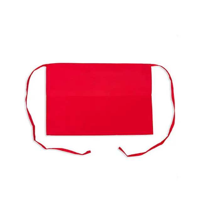KNG 15 in Waist Apron Red 3 Pockets