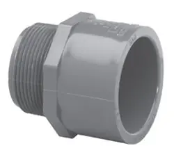 LASCO 836-020 PVC Male Adapter Schedule 80 2 Inch Lead-Free