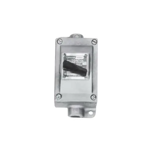 Crouse-Hinds EDS2130 Snap Switch Control Station 120 to 277 VAC 1-Gang 3-Pole 3-Way Dead End