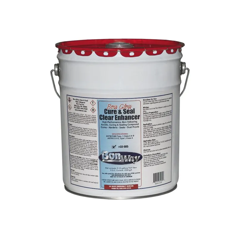 BonWay 32-985 BOSS GLOSS Clear Enhancer - Low VOC - 5 Gallon