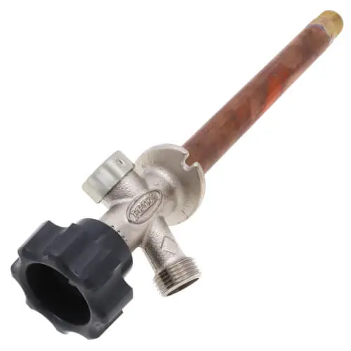 Prier 478-08 400 Series 8 1/2 MPT x 1/2 SWT Inlet Frost-Free Anti-Siphon Wall Faucet