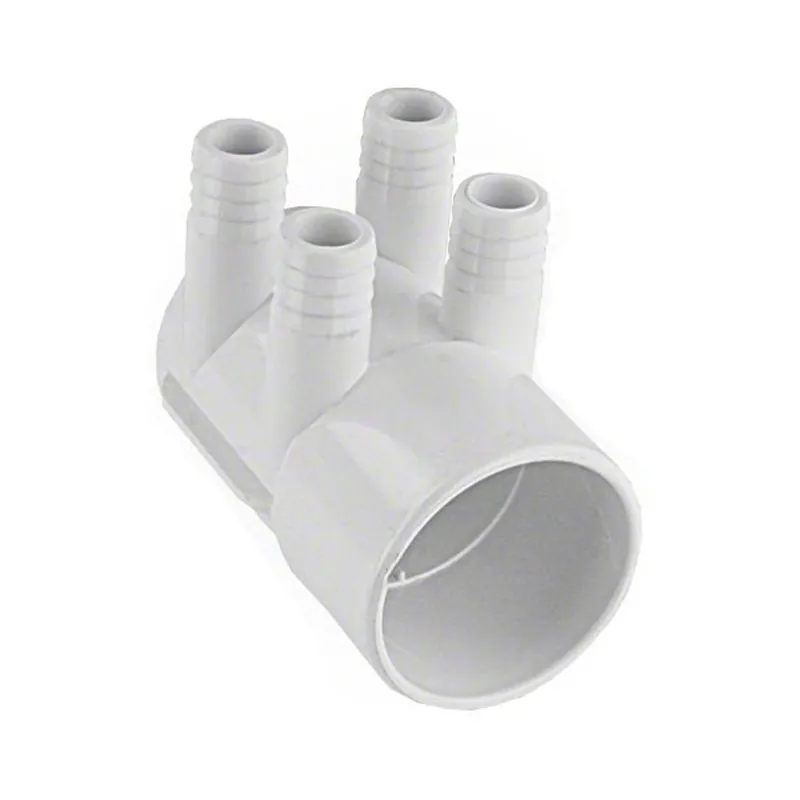 Waterway 672-7170B Socket x Dead End 4 Port Manifold for Pools and Spas