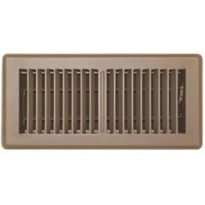 TRUaire 150MB06X12 6 Inch x 12 Inch Brown Floor Register