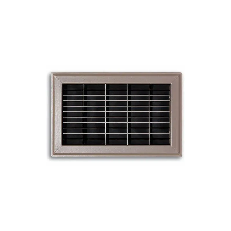 TRUaire 154R12X12 Heavy Duty Floor Return Air Grille 12-Inch x 12-Inch Steel Square Brown