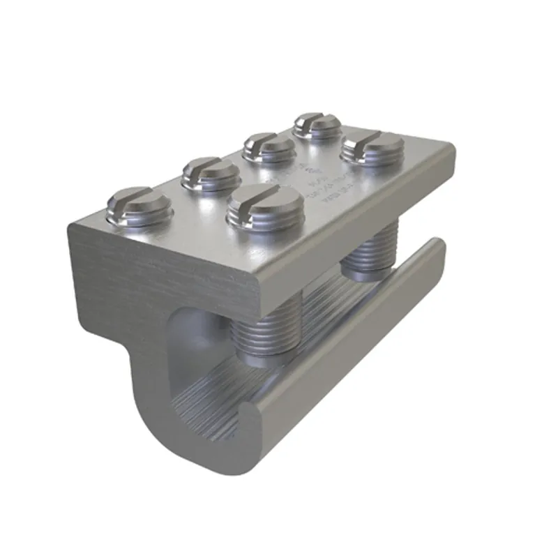 ILSCO GBT-1/0 Aluminum Intersystem Ground Tap, Dual Rated, Main Conductor Range 1/0-8, Tap Range 2-14, UL, CSA