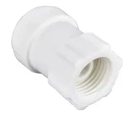 John Guest PP3208U7WP Polypropylene Faucet Connector 1/4 X 7/16-24 UNS