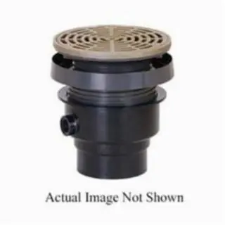 Tomahawk 832-4PNR Adjustable Floor Drain Complete Assembly 4 in Outlet