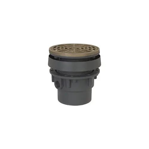 Tomahawk 832-36PNR Adjustable Floor Drain Complete Assembly 3 in Outlet