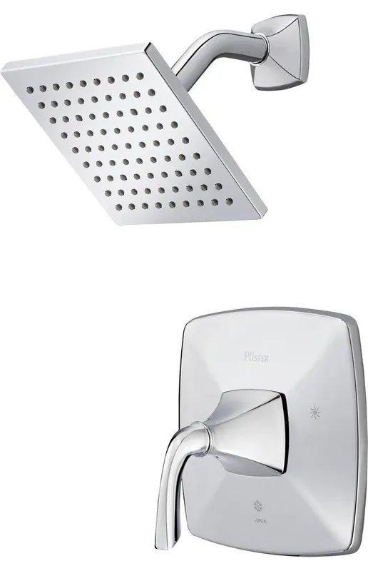 Pfister LG89-7BSC Bronson One Handle Single Function Shower Faucet in Polished Chrome