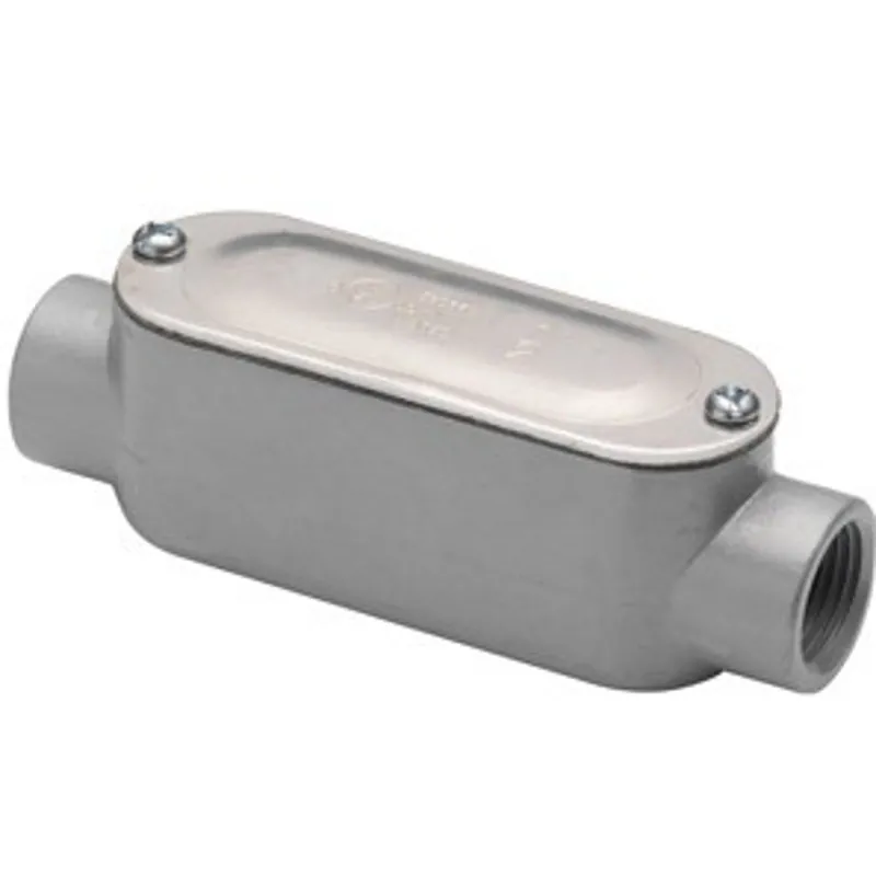 Bridgeport C-43CG Rigid and IMC Conduit Body, Type C, Aluminum, Cover and Gasket, Size 1 Inch