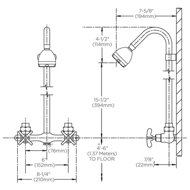 Speakman SC-1220-AF Commander Exposed Shower