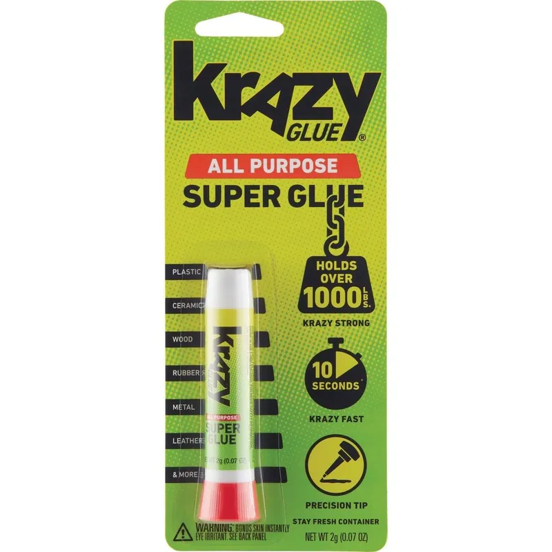 Krazy Glue KG58548R All Purpose Instant Krazy Glue Tube, 0.07 oz