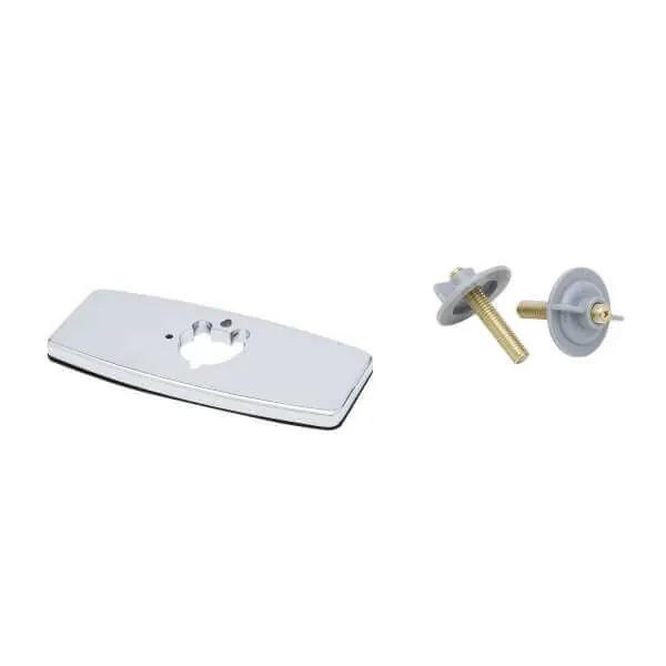 T&S Brass 013433-40 4 Forged Deck Plate w/ Vandal Resistant Pin Holes
